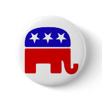 Republican Logo Button