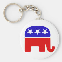 Republican Logo Keychain