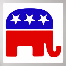 Republican Logo Print