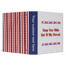 REPUBLICAN MOLESTORS 3 RING BINDER