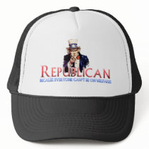Republican, Not On Welfare Mesh Hat
