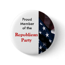 Republican Party Button by enjones01 Republican Party Button