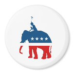 Republican Polo Fridge Magnet