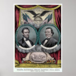 Republican Presidential Ticket 1864 Print