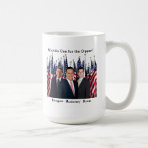 Republican Reagan Romney Ryan Patriotic Mug