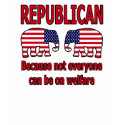 Republican Red Elephant Shirt by mikek92349 Republican Red Elephant Shirt