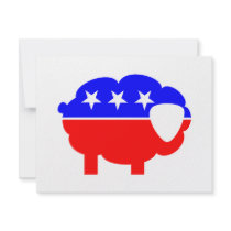 Republican Sheep invitations by capitolhell Republican Sheep invitations