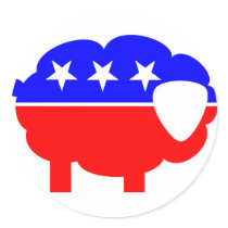 Republican Sheep stickers