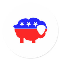 Republican Sheep stickers