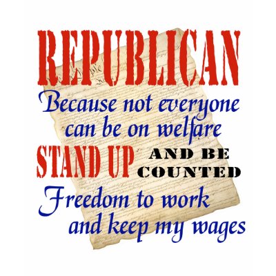 Republican Stand Up Shirt by mikek92349