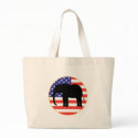 republican symbol elephant design bags