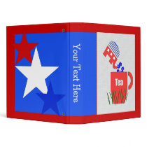 Republican Tea Vinyl Binders