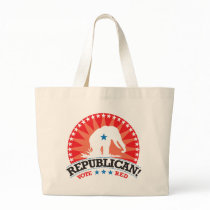 Republican! Vote Red! bags by visualnewbie Republican! Vote Red! bags