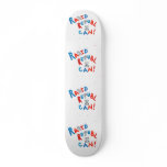 Republican voter rabid supporter fun word art skate deck