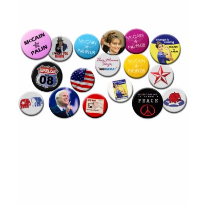 Republican Women for McCain Buttons T-shirt by spacedust