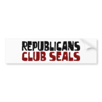 Republicans Club Seals bumper stickers