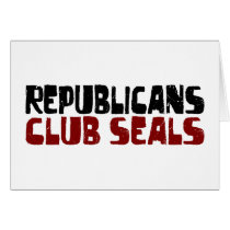 Republicans Club Seals Greeting Cards