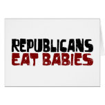 Republicans Eat Babies cards