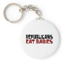 Republicans Eat Babies Key Chain