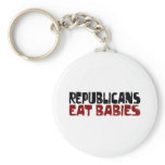Republicans Eat Babies Key Chain