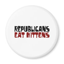 Republicans Eat Kittens Magnet