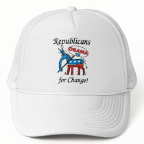 Republicans For Change Hat by republicansforchange Republicans For Change Hat