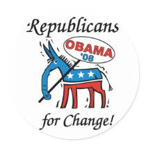 Republicans For Change Sticker by republicansforchange Republicans For Change Sticker