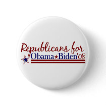 Republicans for Obama Biden Buttons