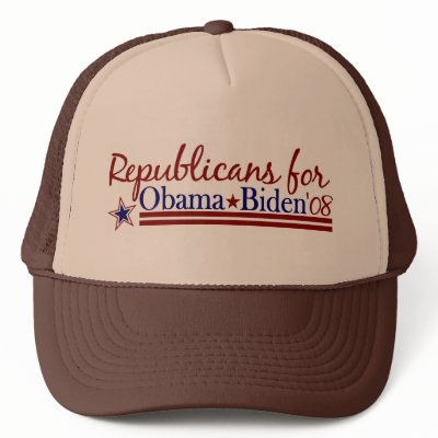 Republicans for Obama Biden Mesh Hat by worldsfair