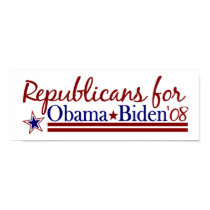 Republicans for Obama Biden posters