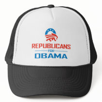 Republicans for Obama Mesh Hats