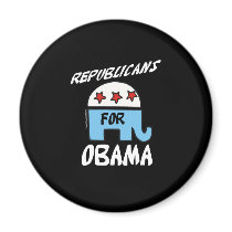 Republicans for Obama Magnet magnets