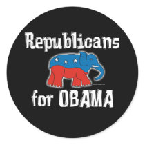 Republicans for Obama Stickers by obama_2008 Republicans for Obama Stickers
