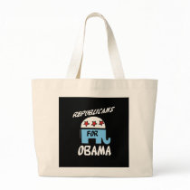 Republicans for Obama Tote Bag