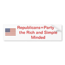 Republicans=Party of the rich and simple minded
