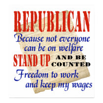 Republicans Stand Up! Poster posters by mikek92349 Republicans Stand Up! Poster posters