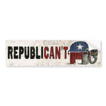 RepubliCAN'T Anti_GOP Bumper Sticker