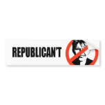 Republican't bumper stickers