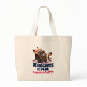 Republican't Donkey Head Bag 