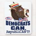 Republican't Donkey Head Mousepad 