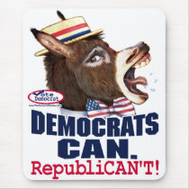 Republican't Donkey Head Mousepad by TheDemocratDonkey Republican't Donkey Head Mousepad