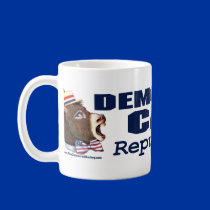 Republican't Donkey Head Mug by TheDemocratDonkey Republican't Donkey Head Mug