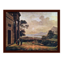 Repudiation Of Hagar By Lorrain, Claude Postcards