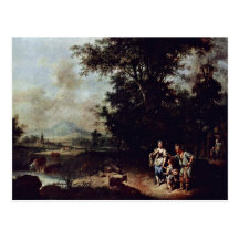 Repudiation Of Hagar By Seekatz Johann Conrad (Bes Postcard