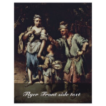 Repudiation Of Hagar Detail By Seekatz Johann Conr Full Color Flyer