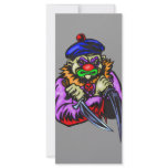 Repulsive Evil Clown Customized Rack Card