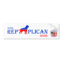 Repuplican Bumper Sticker bumper stickers