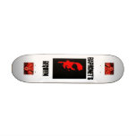 requiem head mini-board custom skateboard