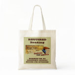 Required Reading Canvas Bag