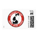 Rescue a Cat, Save Nine Lives postage by NickerStickers Rescue a Cat, Save Nine Lives postage